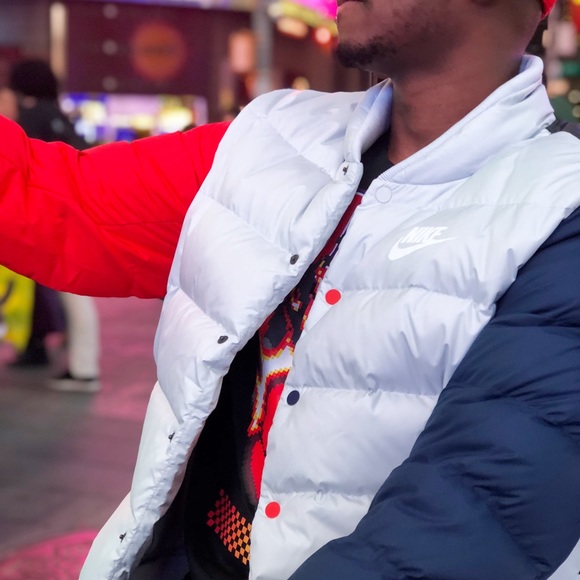 Mens Multicolored Nike Bomber Jacket - Picture 6 of 12